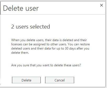 delete microsoft 365 account